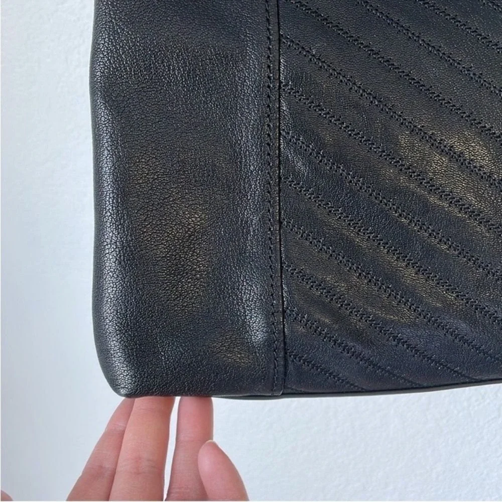 Tory Burch Chevron‎ Leather Tote Bag